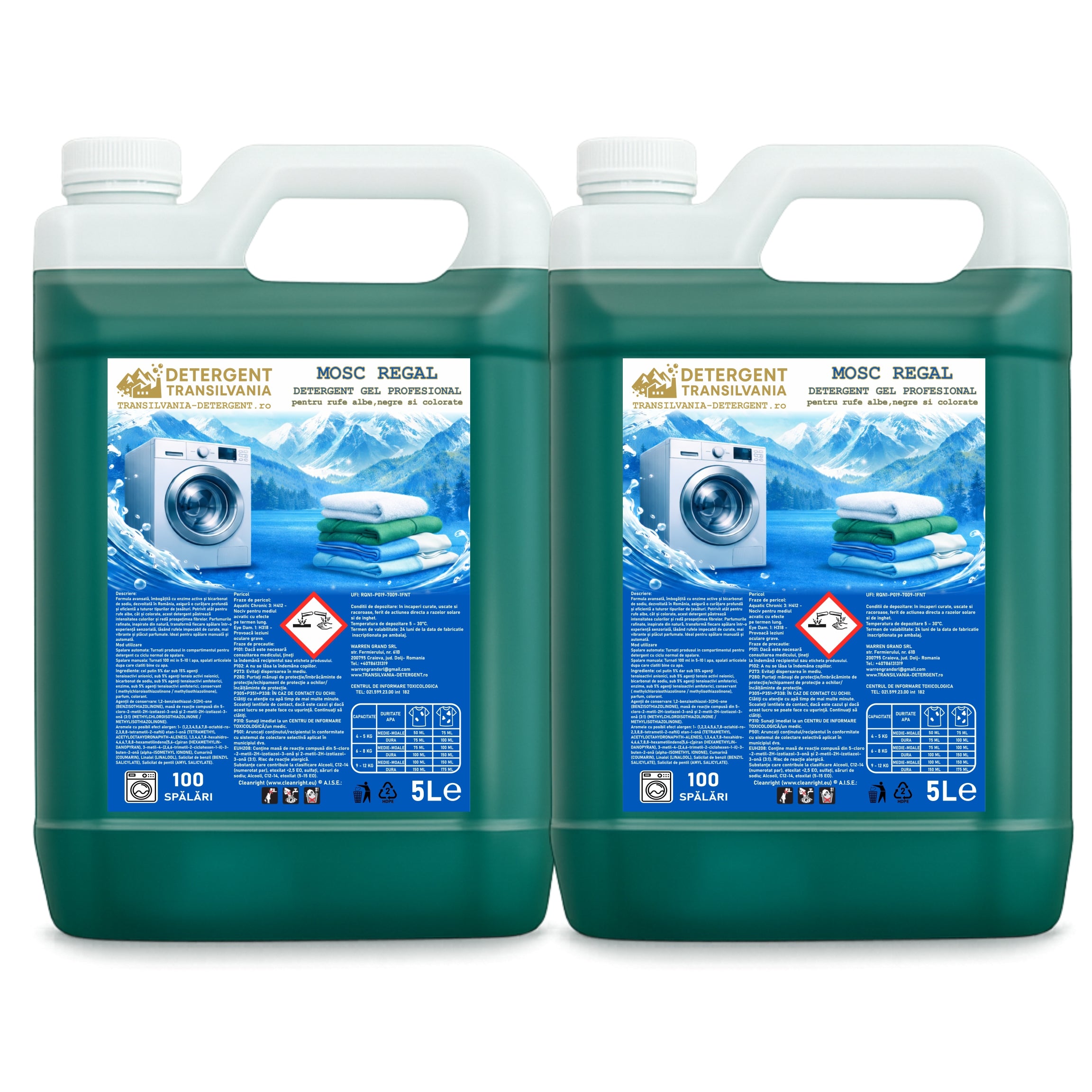 2x5L Pachet Detergent Gel MOSC